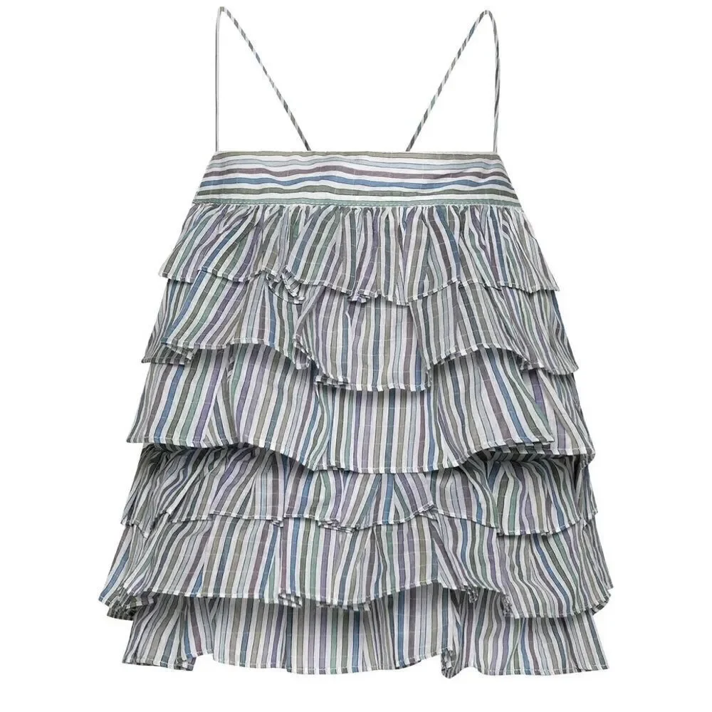 Magali Pascal Layered Ruffle Tank - Picture 8 of 9